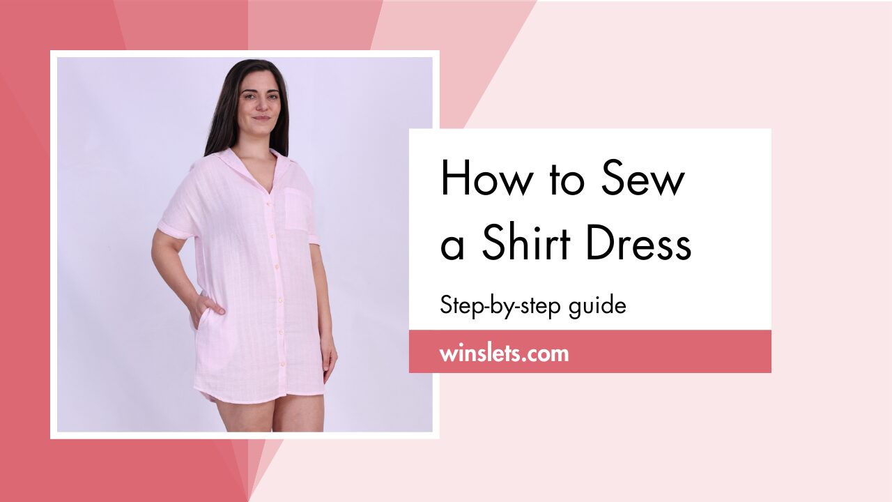how to sew a shirt dress