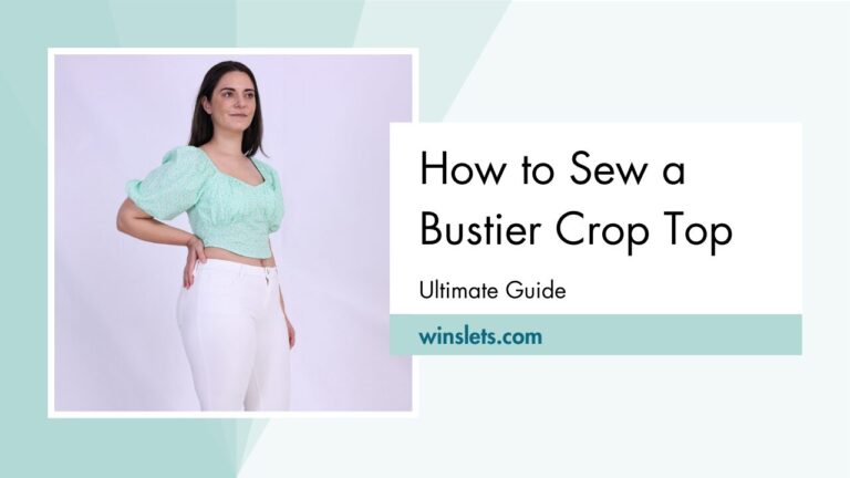 How to Sew a Bustier Crop Top?