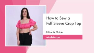How to sew a puff sleeve crop top