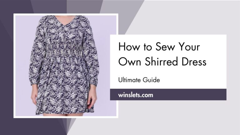 How to Sew a Shirred V-Neck Dress?