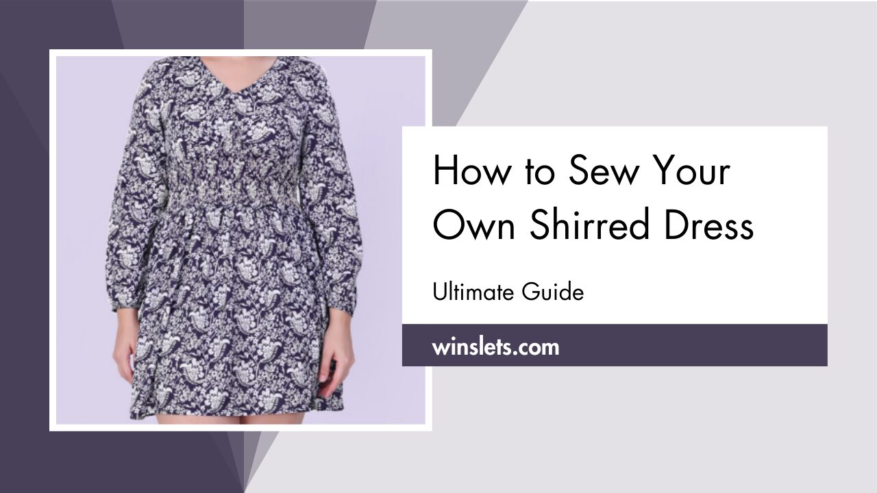 How to sew a shirred dress
