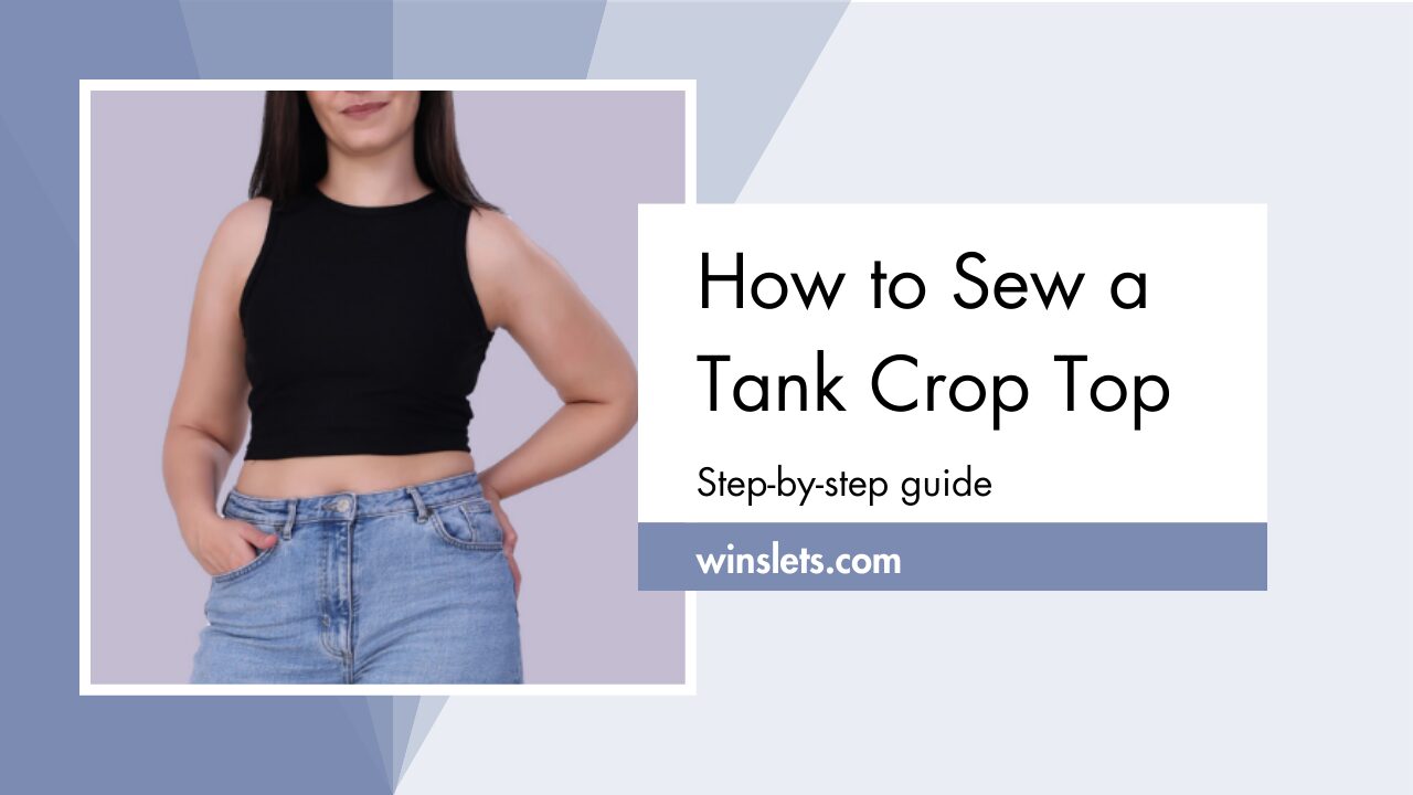 How to sew a tank crop top